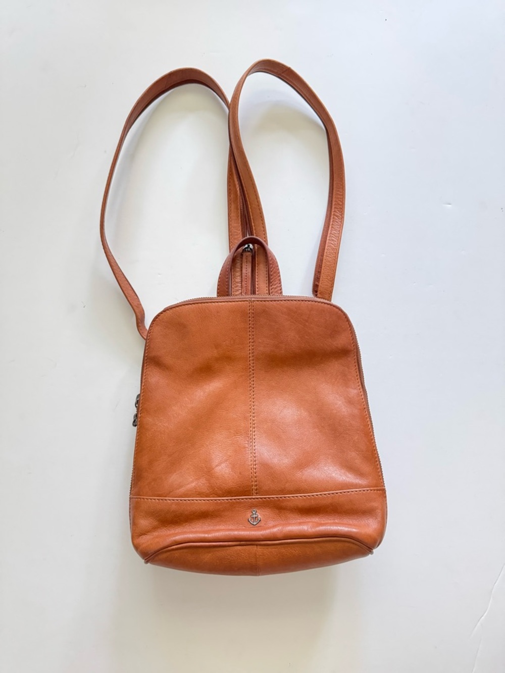 Harbour 2nd Cognac Tan Leather Backpack